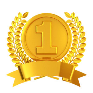 Gold medal emblem