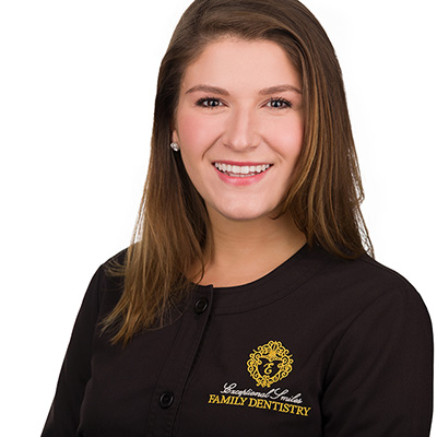 Rebekah, Dental Assistant/Trainer for Exceptional Smiles Family Dentistry.
